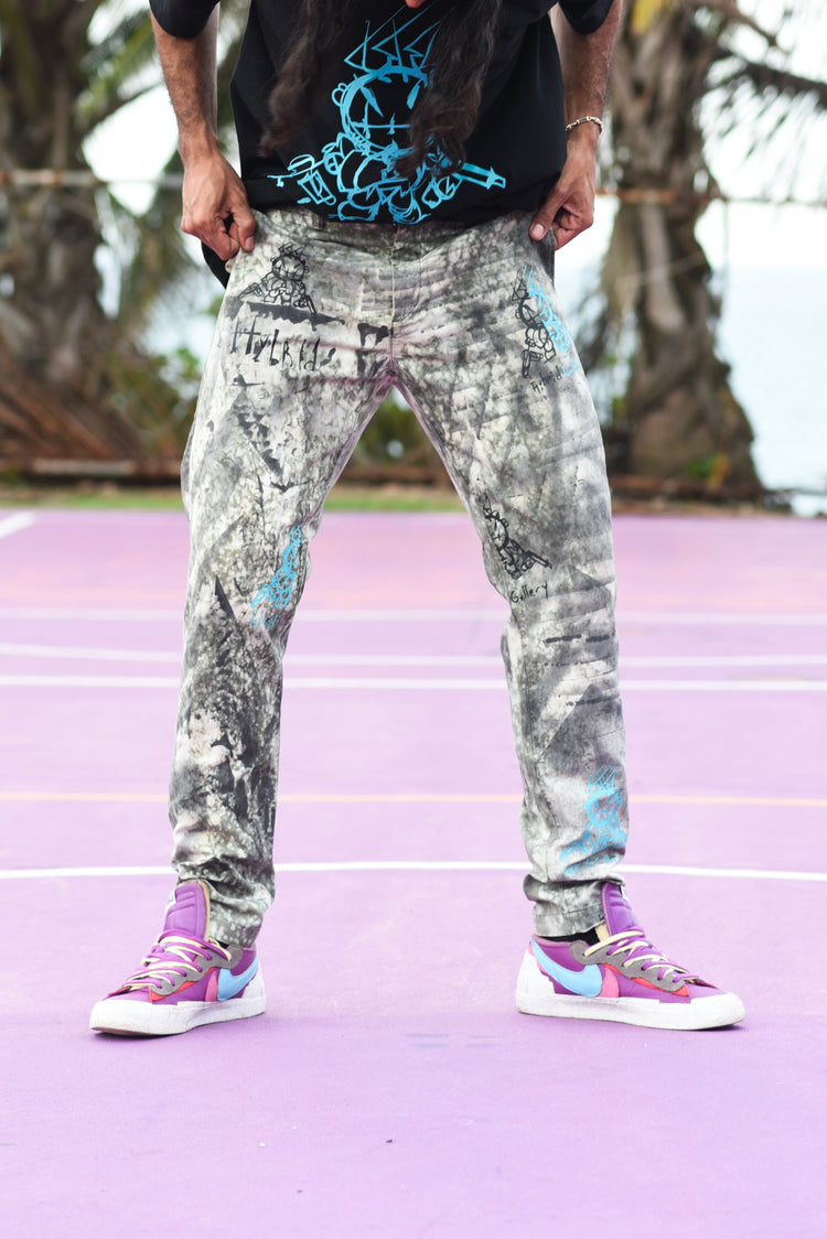 1 of 1 Hand Painted Pants Collection 2024