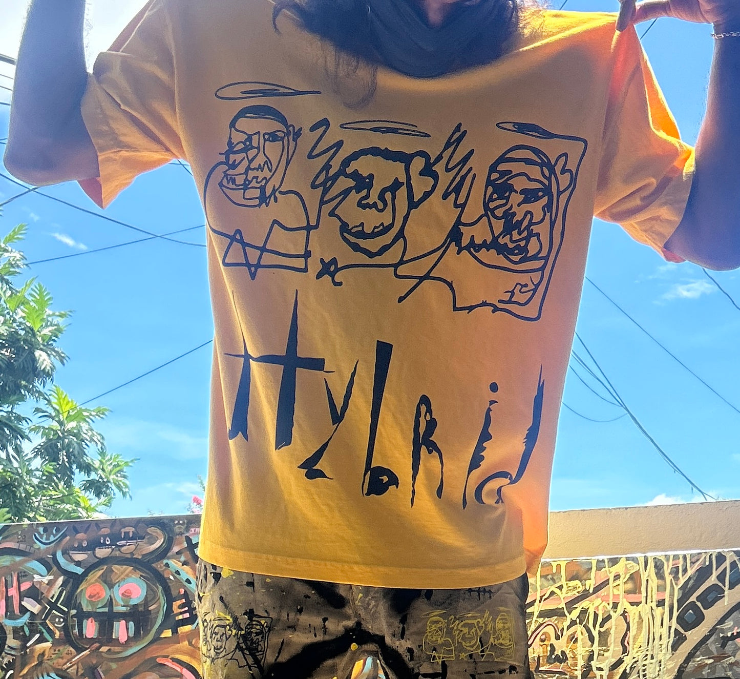 Angeli Caduti Yellow Tee