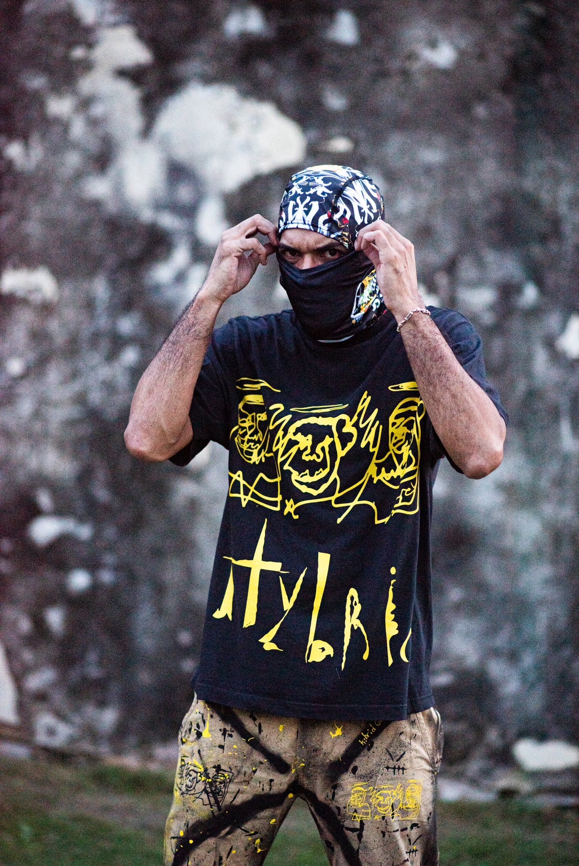 Angeli Caduti Black Tee