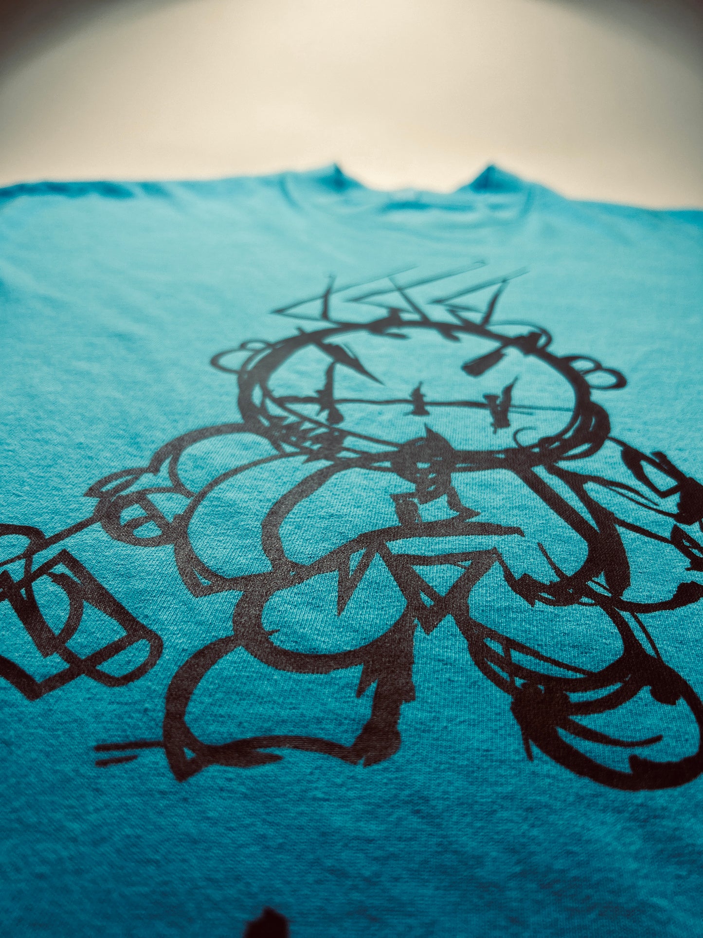Angelo Della Morte Camiseta Azul Caribe