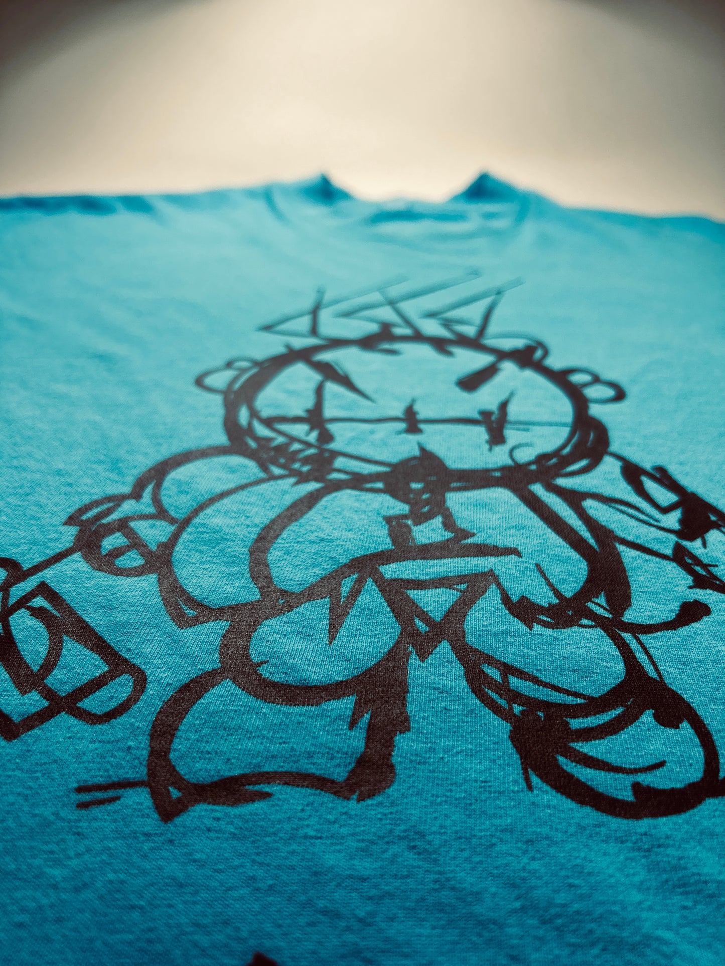 Angelo Della Morte Camiseta Azul Caribe