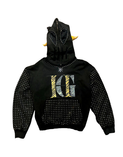 VejivespaGante Full Zip Face Mask Hoodie