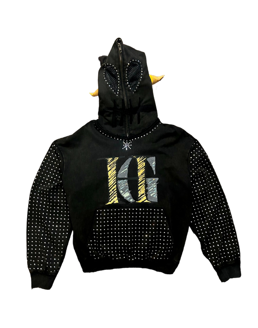 VejivespaGante Full Zip Face Mask Hoodie