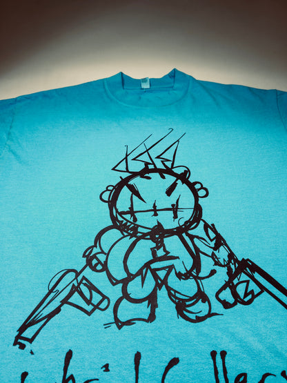 Angelo Della Morte Camiseta Azul Caribe